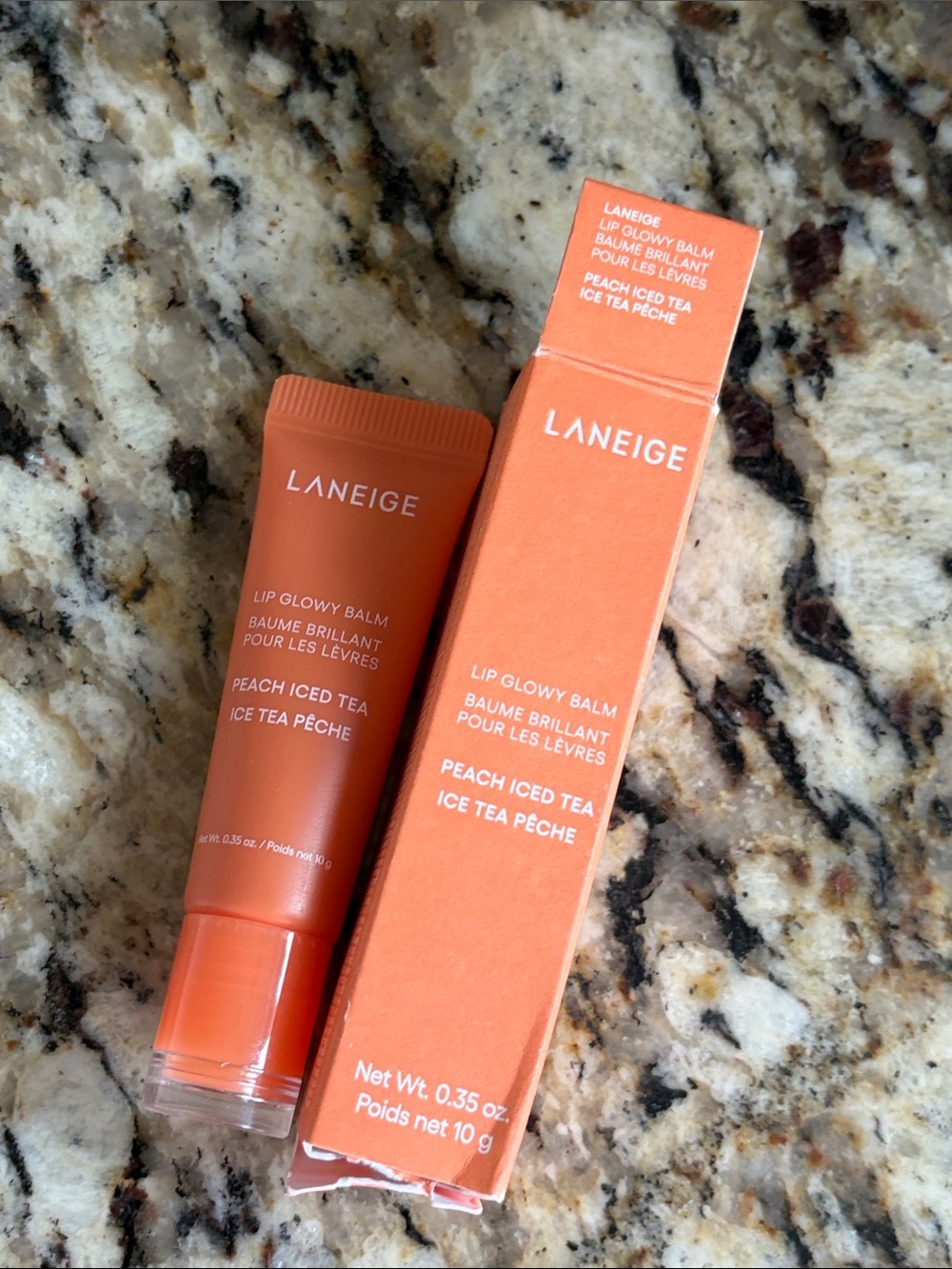 ⚡️🖤Laneige Peach Iced Tea Lip Glowy Balm - Picture 3 of 9